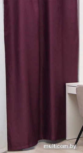 Штора Этель 10339912 1.3x3 м (винный, 1 шт)