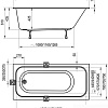 Ванна Ravak Chrome Slim 170x75 C741300000