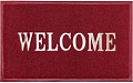 Придверный коврик ComeForte Welcome 50x80 (бордовый)