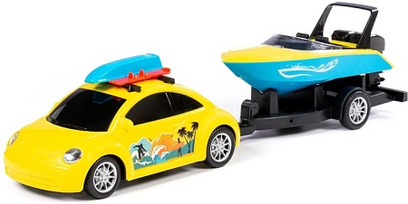 Набор Полесье Турне с катером на прицепе 92540