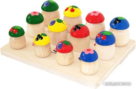 Развивающая игрушка Краснокамская игрушка Грибочки