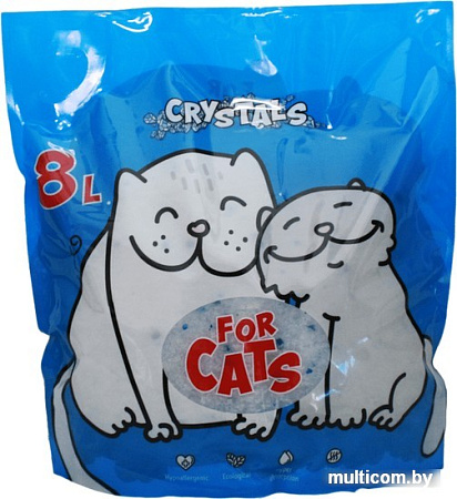Наполнитель For Cats Crystals 8 л