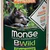Сухой корм для собак Monge BWild Grain Free Puppy&amp;Junior с уткой, тыквой и кабачками (400 г)