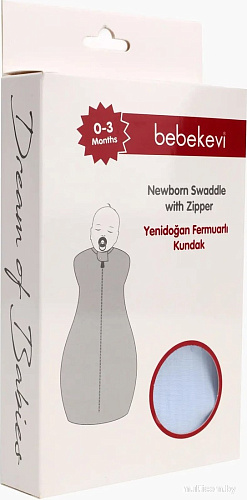 Пеленка-кокон Bebekevi BEV?1279-3 (голубой)