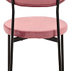 Стул Stool Group Барбара (велюр пыльно-розовый/черный)
