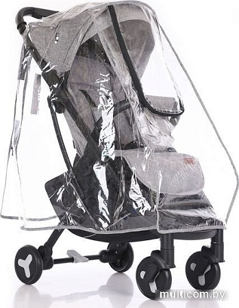 Коляска прогулочная «книга» Nuovita Fiato (серый/черный)