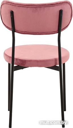 Стул Stool Group Барбара (велюр пыльно-розовый/черный)