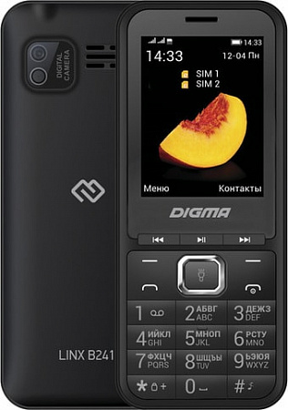 Мобильный телефон Digma Linx B241 (черный)