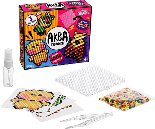 Развивающая игра Эврики Аквамозаика. Зверята 10417632