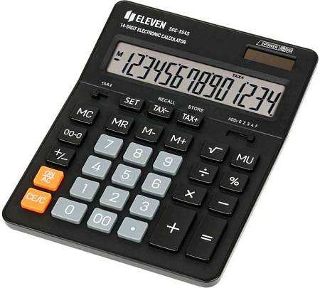 Бухгалтерский калькулятор Eleven SDC-554S (черный)