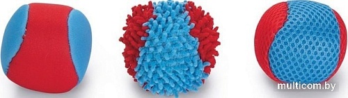 Игрушка для собак Beeztees Splashbal 3 шт (синий/красный)