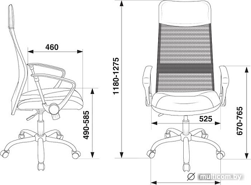 Кресло Бюрократ CH-600SL (черный)