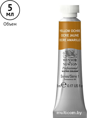 Акварельные краски Winsor & Newton Professional №744 102744 (5 мл, охра желтая)