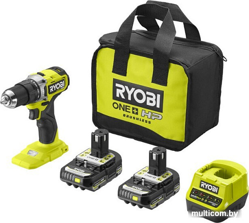 Ударная дрель-шуруповерт Ryobi HP RPD18C-220S 5133004982 (с 2-мя АКБ 2 Ah, сумка)