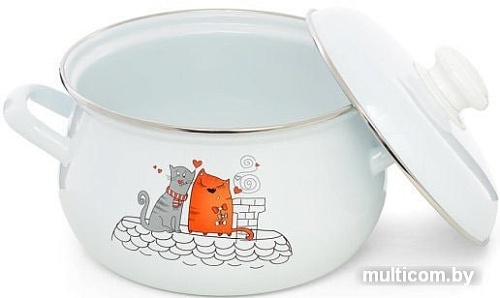 Кастрюля Эстет Влюбленные коты ЭТ-72815