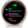 Умные часы Garmin Venu 2S (розовое золото/белый)
