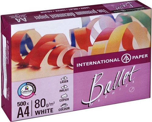 Офисная бумага Ballet Premier A4 (80 г/м2, 500 л)