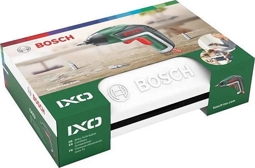 Электроотвертка Bosch IXO V 06039a8000 (набор оснастки)