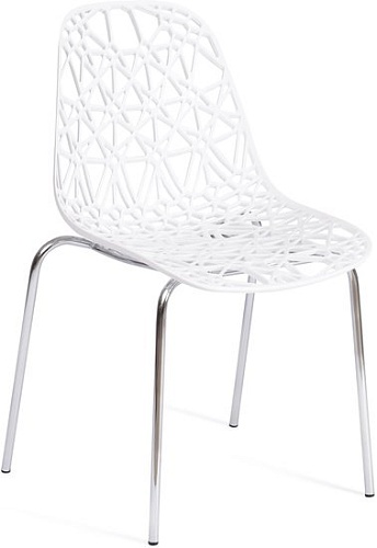 Стул TetChair Crispy mod. 61 (белый/хром)