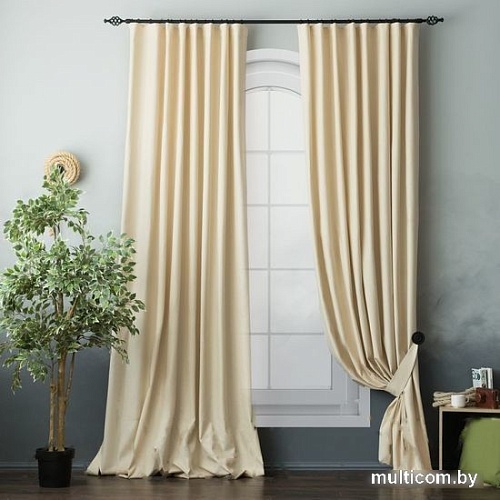 Комплект штор Pasionaria Билли 340x260 с подхватами (кремовый)