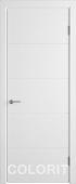 Межкомнатная дверь Юркас Colorit К4 ДГ 90x200 (белая эмаль)