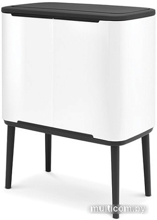 Brabantia Bo Touch Bin 11+23 л (белый)