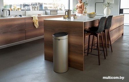 Brabantia Touch Bin New 30 л (шампань)
