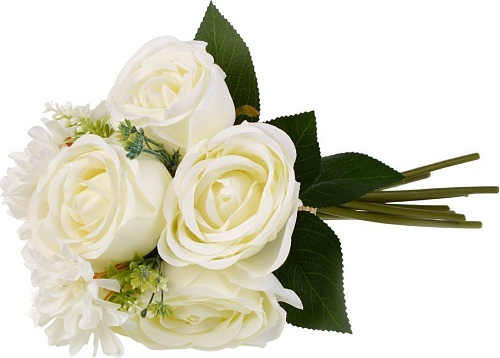 Искусственный букет Forgarden Букет Роз BN11032 (белый)