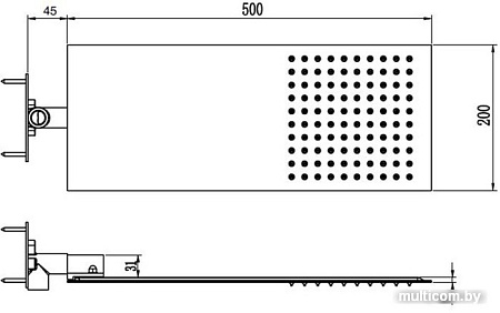 Верхний душ RGW SP-63