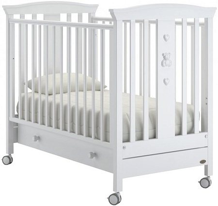 Классическая детская кроватка Nuovita Fasto (белый)