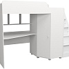 Кровать-чердак Капризун 13 Р440-2 с рабочей зоной (белый)