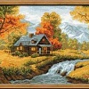 Набор для вышивания Риолис Осенний пейзаж 1079