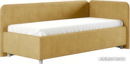 Кровать-тахта Сонум Capri R 90x200 (замша горчичный)