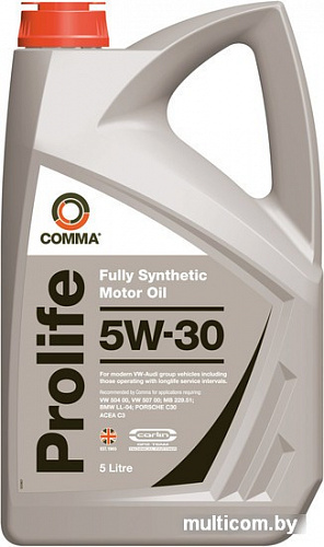 Моторное масло Comma Prolife 5W-30 5л