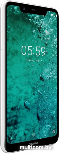 Смартфон Nokia 5.1 Plus (глянцевый белый)