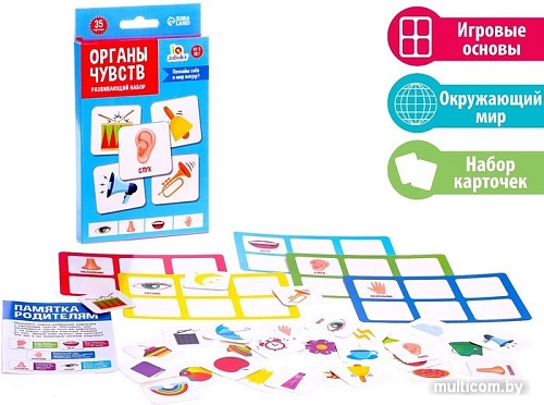 Развивающая игра Zabiaka Органы чувств 7160248