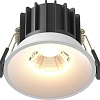 Точечный светильник Maytoni Round DL058-12W3K-W