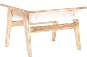 Приставной столик Мебель Импэкс Leset Сканди (дуб/молочный дуб/белый)