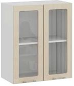 Шкаф навесной Трия Весна 1В6С (ваниль глянец)
