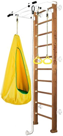 Шведская стенка (лестница) Kampfer Shiny Wall Стандарт №2 (ореховый/белый)