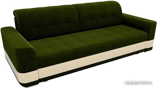 Диван Mebelico Честер 200x143 61054 (зеленый/бежевый)