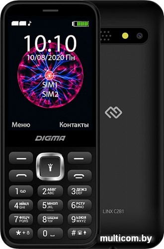 Мобильный телефон Digma Linx C281 (черный)