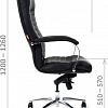 Кресло CHAIRMAN 480 (коричневый)