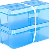 Набор контейнеров Полесье №27 5л с крышками 73720 (2 шт, прозрачно-синий)