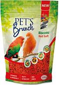 Корм для птиц Pet's Brunch Функциональный десерт Biscotti Red Soft 230 г