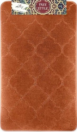 Коврик для ванной Shahintex Free Style 60x100 (терракотовый)