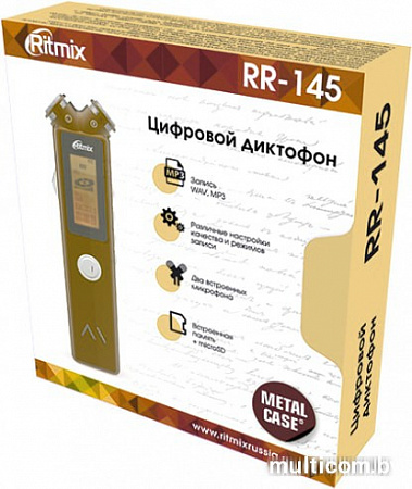 Диктофон Ritmix RR-145 4 GB (черный)