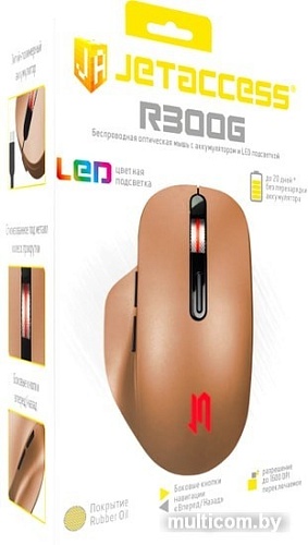 Мышь Jet.A R300G (золотистый)