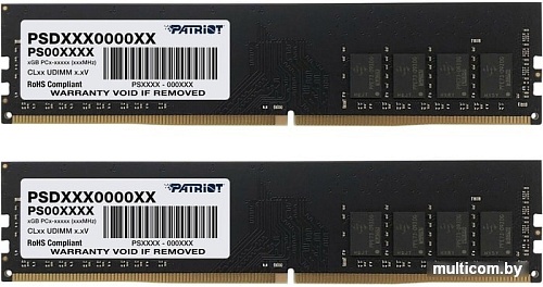 Оперативная память Patriot Signature Line 2x8GB DDR4 PC4-25600 PSD416G3200K