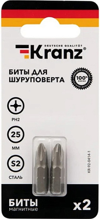 Набор бит Kranz KR-92-0414-1 (2 шт)
